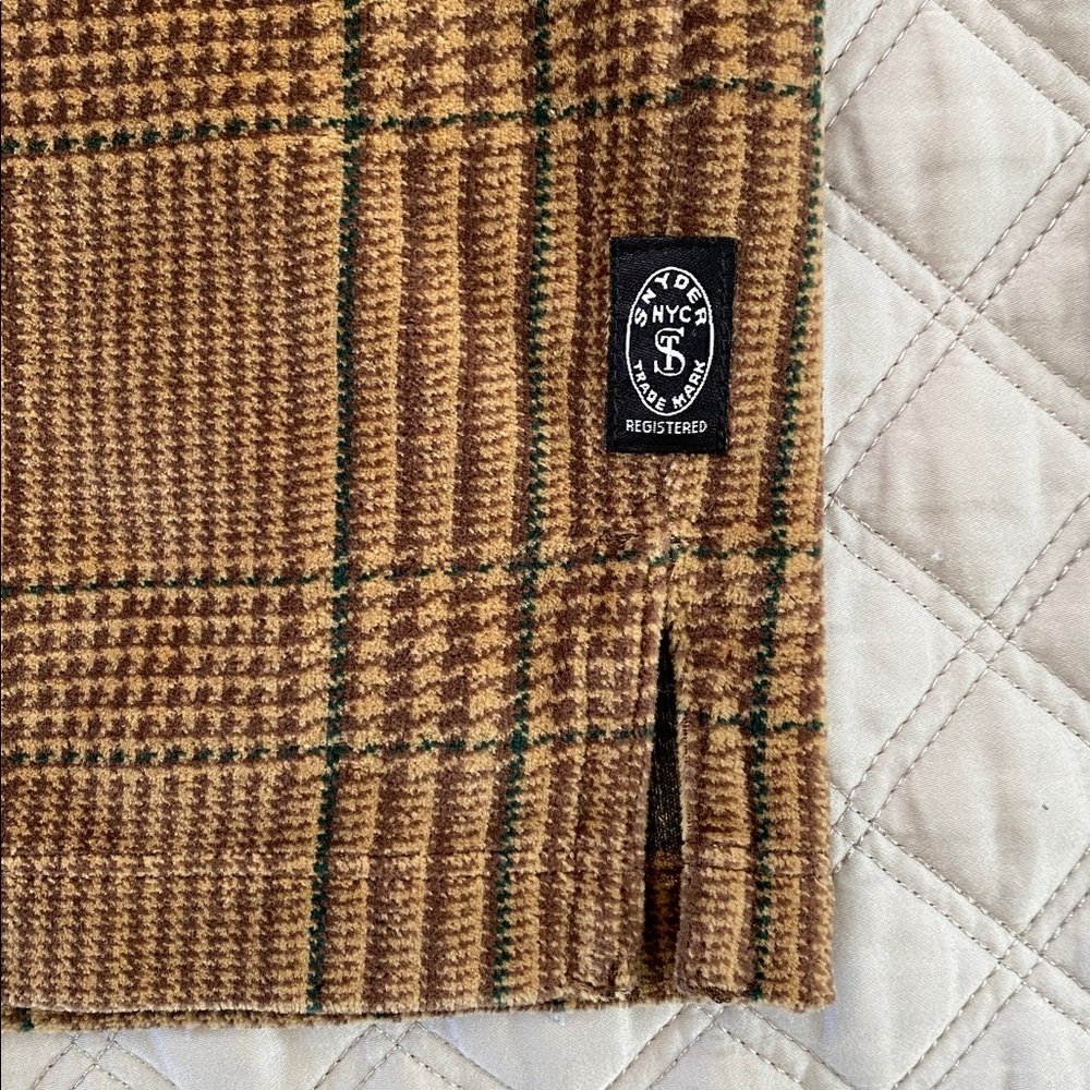 Todd Snyder Brown Plaid Casual Button-Down Shirt - Picture 7 of 12